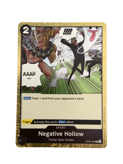 New: One Piece CCG Negative Hollow OP06-097 Wings of the Captain Holo Rare - Image 1