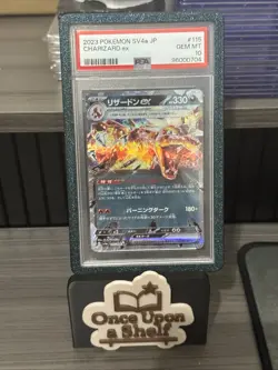 Charizard ex 115/190 Shiny Treasure ex Japanese Pokemon TCG PSA 10 Gem Mint - Image 1