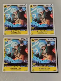 4x Trafalgar Law PRB-02 P-088 Promo Non-Foil The Best Vol2 One Piece NM[Playset] - Image 1