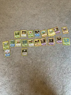 Pokemon Cards Neo Discovery 1st Edition Common Cards Lot Of 29 Cards (20 Unique) - Image 1