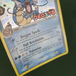 HP Gyarados 8/107 Reverse Holo Stamped EX Deoxys Nintendo Pokemon Card - Image 2