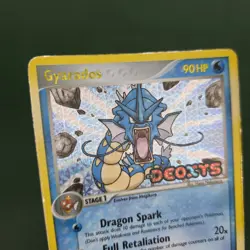 HP Gyarados 8/107 Reverse Holo Stamped EX Deoxys Nintendo Pokemon Card - Image 3