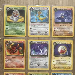 Pokemon 2000 Team Rocket Expansion Incomplete set of 45 cards Dark WOTC - Image 2