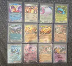Pokemon English 151 ex Lot Mew Blastoise Venusaur Zapdos Promo 12 Cards NMOB - Image 1