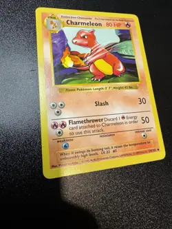 Pokemon - Base Set Shadowless Card - Charmeleon - 24/102 - Uncommon NM/LP - Image 1