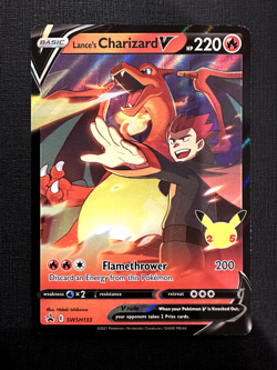 Lance's Charizard V SWSH133 SWSH: Sword & Shield Promo Cards Holo - Image 1