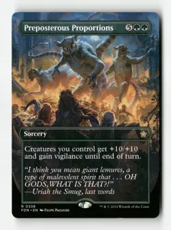 Preposterous Proportions - Foundations - #338 - Non-Foil - NM - MTG - Image 1