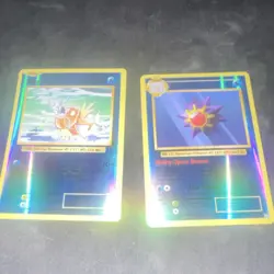 Pokemon Magikarp & Starmie Holo Cards Lot Nintendo TCG English - Image 1