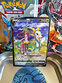 Pokemon Serperior V TG13/TG30 Swsh12 Silver Tempest Ultra Rare Full Art Holo - Image 1