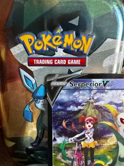 Pokemon Serperior V TG13/TG30 Swsh12 Silver Tempest Ultra Rare Full Art Holo - Image 2