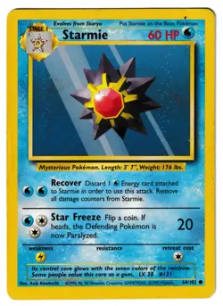 Starmie - 64/102 - Base Set - Pokemon TCG - Image 1