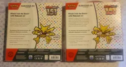2x Pokemon TCG: Scarlet & Violet 151 Alakazam ex Collection Box Factory Sealed - Image 2
