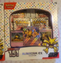 2x Pokemon TCG: Scarlet & Violet 151 Alakazam ex Collection Box Factory Sealed - Image 4