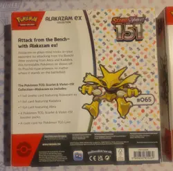 2x Pokemon TCG: Scarlet & Violet 151 Alakazam ex Collection Box Factory Sealed - Image 5