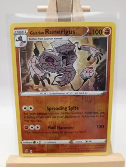 Galarian Runerigus 102/192 Rebel Clash Reverse Holo Rare Pokemon Card Pokemon - Image 1