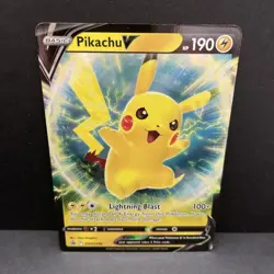 Pokemon TCG Pikachu V - SWSH198 - SWSH: Sword & Shield Promo Cards (SWSD) - Image 1