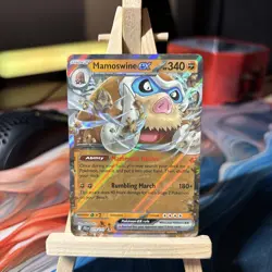 Mamoswine ex Ultra Rare Journey Together 079/159, NM Pokemon Card - Image 1