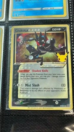 Pokemon TCG Greninja Gold Star SWSH144 - Celebrations Black Star Promo - Sealed - Image 1