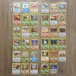 Pokemon 1999 Jungle 2nd Expansion Incomplete set 35 Clefable Vaporeon holo WOTC - Image 1
