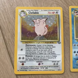 Pokemon 1999 Jungle 2nd Expansion Incomplete set 35 Clefable Vaporeon holo WOTC - Image 3