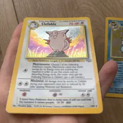 Pokemon 1999 Jungle 2nd Expansion Incomplete set 35 Clefable Vaporeon holo WOTC - Image 5