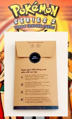 Gengar 94 Pokemon Topps Serie 2 Prima Edizione 2000 Italiano Foil AiGrading 8 - Image 4