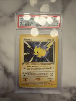 PIKACHU Pokemon Neo Genesis 1st Edition 70/111 PSA 8 NM-MT LOW POP RARE TCG - Image 1
