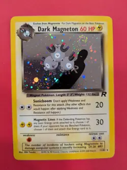 Pokemon TCG Dark Magneton (Holo). Team Rocket 11/82. Near Mint! - Image 1