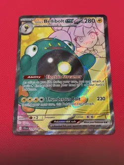 Ionos Bellibolt Ex 172/159 Pokemon Journey Together Ultra Rare Illustration Rare - Image 1