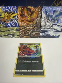 Yvetal 046/072 Amazing Rare Holo Shining Fates NM- Pokemon TCG - Image 1