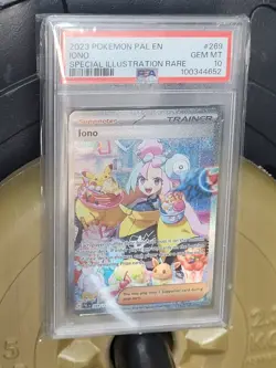 IONO 269/193 POKEMON PSA 10 GEM MT PALDEA EVOLVED SPECIAL ILLUSTRATION RARE - Image 1