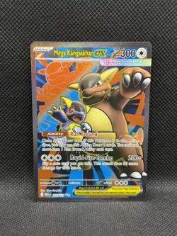 Mega Kangaskhan ex 164/132 ULTRA RARE HOLO FULL ART Mega Evolution Me01 Pokemon - Image 3