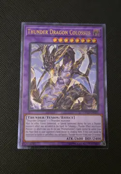 YuGiOh! Thunder Dragon Colossus Ultimate NM OTS Tournament Pack 10 OP10-EN001 - Image 1