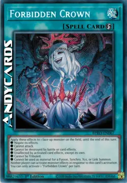 FORBIDDEN CROWN • (Corona Proibita) • Segreta • BPRO EN067 • 1Ed • Yugioh! - Image 1