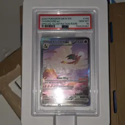 Charizard ex 199/165 Scarlet & Violet 151 Holo PSA 10 Pokemon Card - Image 1