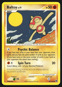 Baltoy 60/106 Diamond & Pearl Great Encounters Pokemon Card HP - Image 1