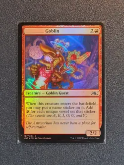 MTG ________ Goblin - Foil - Unfinity - UNF - Near Mint+ Condition - Image 1