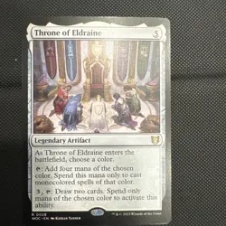 [1x] Throne of Eldraine Near Mint, English Wilds of Eldraine Commander MTG Magic - Image 1
