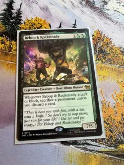 1x Bebop & Rocksteady NM Eng MTG - MTG TMNT - Image 2
