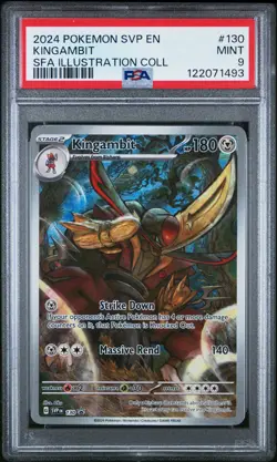 2024 POKEMON SHROUDED FABLE ILLUSTRATION COLLECTION PROMO KINGAMBIT PSA 9 - Image 1