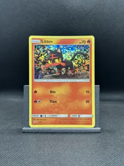 Pokemon TCG Litten McDonald's 2016 Holo Promo Card 3/12 Near Mint NM - Image 1