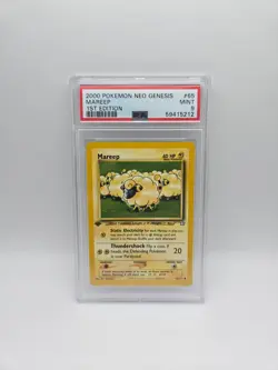 Pokemon PSA 9 Mareep 1st Edition | 65 | Neo Genesis Mint Ed TCG - Image 1