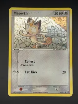 Pokemon - Meowth - 69/112 FireRed & LeafGreen - Reverse Holo - Near Mint - Image 1