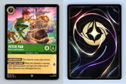 Peter Pan #85/204 Lorcana Azurite Sea 2024 Disney Super Rare TCG - Image 1