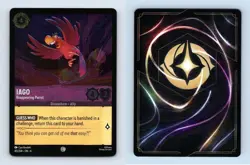 Iago #45/204 Lorcana Azurite Sea 2024 Disney Common Foil TCG - Image 1