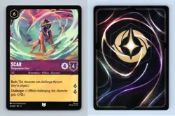 Scar #47/204 Lorcana Azurite Sea 2024 Disney Uncommon TCG - Image 1
