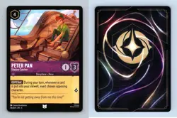 Peter Pan #58/204 Lorcana Azurite Sea 2024 Disney Uncommon TCG - Image 1