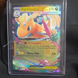 Pokemon TCG Mega Dragonite EX Full Art Holo 370 HP Card 152/217 English - Image 1