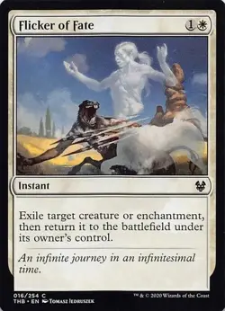 4 x - Flicker of Fate - C - Theros Beyond Death - NM - Image 1