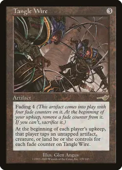 MTG Magic the Gathering Tangle Wire (139/143) Nemesis HP - Image 1